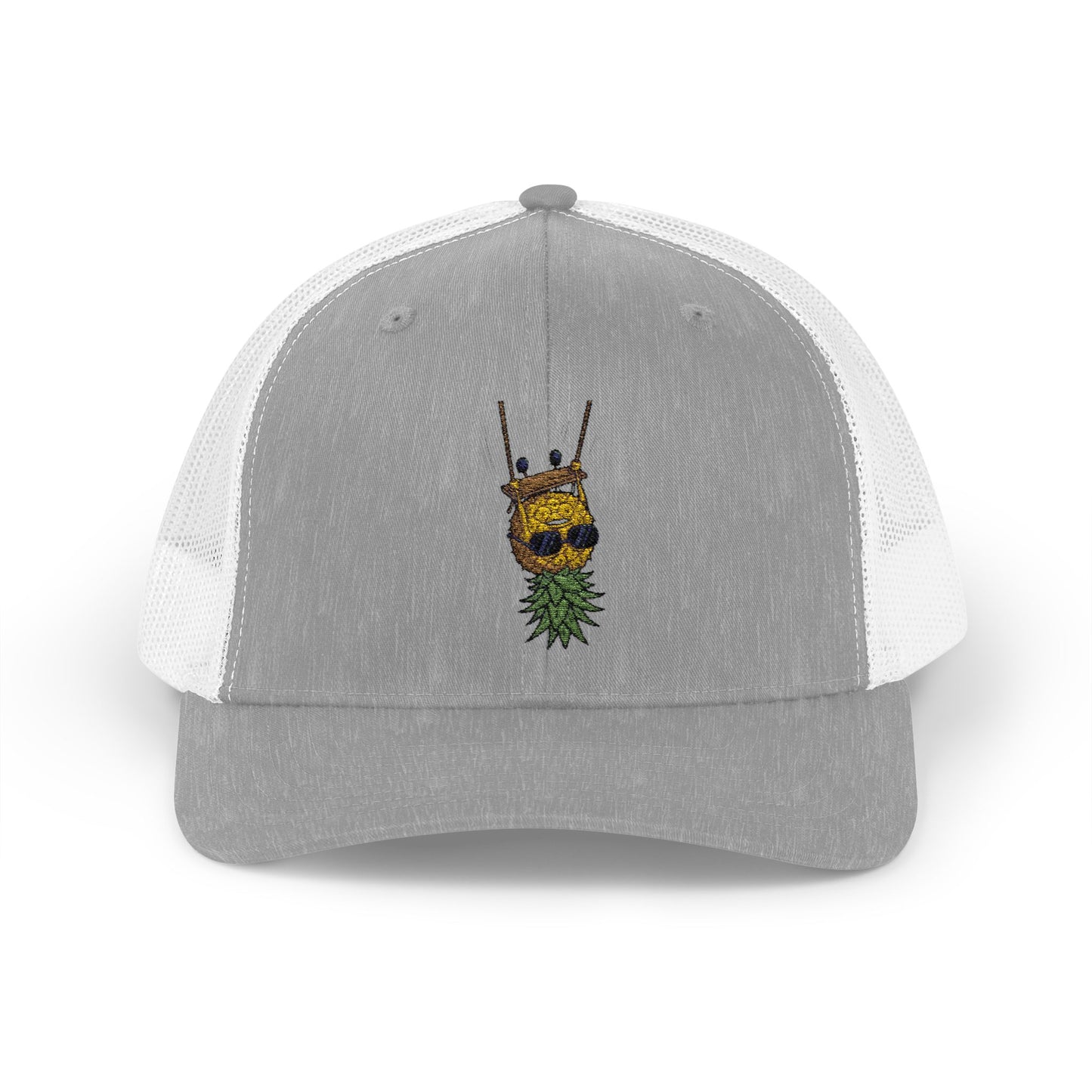Pineapple Bee Snapback Trucker Cap, Trendy Hat, Outdoor Wear, Summer Accessory, Gift for Bee Lovers, Eco-Friendly Cap